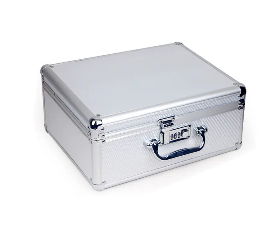 Mallette de transport en Aluminium de taille personnalisée, valise à outils en Aluminium dur, étui pour outils de vol avec mousse pour le rangement