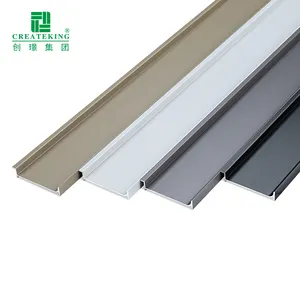 الشركة المصنعة في الصين تصنيع المعدات الأصلية الألومنيوم السجاد التفاف على الجدار الداخلي حماية القدم الأسلاك المخفية اللوح