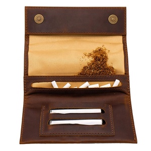 Vintage Cigarette Smoking Bag Tobacco Leather Pouches Handmade Best Quality Tobacco Pouch - Product Image 2
