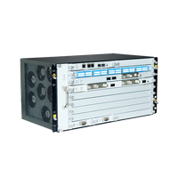 Sistem Transportasi OTN 5U 10G 100G 200G WDM Muxponder Transponder Platform Multi-Layanan