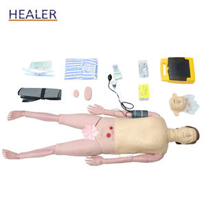 간호사 및 학교 훈련을위한 실물 크기 PVC AED 시뮬레이터 Manikin 전신 주먹 보조 트레이너 의학 항목 - Product Image 6