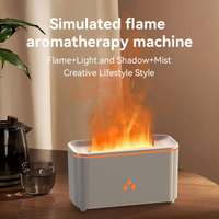 2025 nouveau diffuseur d'huile essentielle de cheminée à ultrasons 7 couleurs Mini diffuseur d'arôme de flamme pour les hôtels à la maison