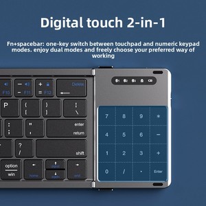 Teclado Inalámbrico Plegable Dream Tri-Fold Scissor, Compatible con PC de Escritorio y Portátiles - Product Image 2
