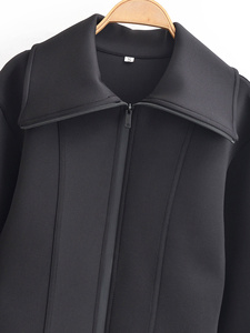 SHENZHU Nouvelle Collection Printemps 2026 – Manteau Élégant et Polyvalent à Col et Manches Longues Coupe Ajustée pour <span class=keywords><strong>Femme</strong></span> 5070303 - Product Image 3