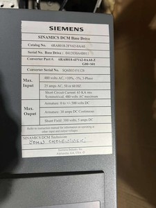 Nuevo y Original 6ra8018-2fv62-0aa0 6ra80182fv620aa0 Variador de Frecuencia DCM 30A 480V para PLC - Product Image 1