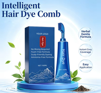 Tinte de Cabello en Crema de un Solo Componente, Natural, Permanente, a Base de Plantas, Coloración Permanente para el Cabello para Mujeres, Proveedor al por Mayor