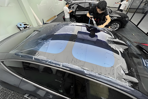 एस्ट्रो टीपू सनरूफ पीफ: हाई हीट अस्वीकृति आइस फिल्म, एंटी-शेटर एंड यूव ब्लॉक ग्लास शील्ड, सेल्फ-उपचार छत सुरक्षात्मक लपेटें - Product Image 2