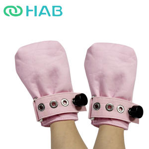 Luvas de Restrição de Algodão Puro com Fecho Magnético Ajustável para Alívio da Dor nos Pés para Uso em Centro de Reabilitação Acessório de Bondage - Product Image 1