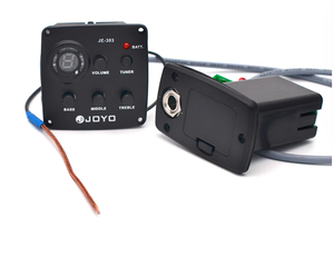 JOYO JE303EQ Pickup <span class=keywords><strong>chitarra</strong></span> classica Folk Set di tre pezzi <span class=keywords><strong>con</strong></span> foro aperto faccia materiale metallico - Product Image 3