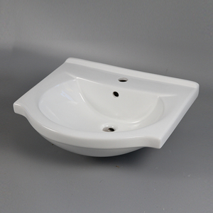 Lavabo Moderno in Ceramica Bianca Resistente per <span class=keywords><strong>Bagno</strong></span> - Product Image 3