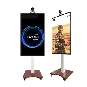 Custom 32 inch outdoor 2K Live Broadcasting Equipment smart all in one LCD touch screen live stream screen for youtube tiktok