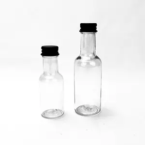 PET PLASTIC 25ML 50ML 60ML Gewürz flasche mit kleiner Kapazität Sojasauce flasche