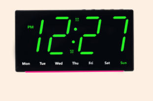 Carcasa Negra Luz Verde