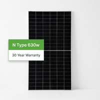Panneaux solaires bifaciaux Lovsun 580w 600w 615w 630w 650w type N, panneaux solaires à double vitrage
