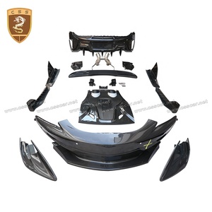 Kit carrosserie complet en fibre de carbone 600LT avec embouts d'échappement et jupes latérales pour McLaren 540C 570S 570GT - Product Image 3