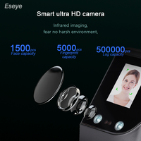 Para Eseye, dispositivo de Control de acceso de reconocimiento facial y huella dactilar biométrico más duradero, cámara de sistema de asistencia de tiempo de Venta caliente