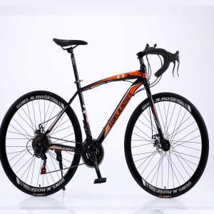 Nuevo en stock Barato Acero 52cm Roadbike <span class=keywords><strong>Bicicleta</strong></span> 14 Speed Road Bike para hombres Ciclismo Road con marco <span class=keywords><strong>de</strong></span> aluminio - Product Image 1