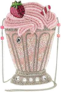 กระเป๋าคลัทช์สไตล์โบโฮสำหรับผู้หญิงดีไซน์สตอเบอร์รี่กระเป๋าใส่เหรียญลูกปัดน้ำแข็งของขวัญสำหรับเพื่อนที่ดีที่สุดในช่วงฤดูร้อนน่ารักสำหรับฤดูหนาว - Product Image 2