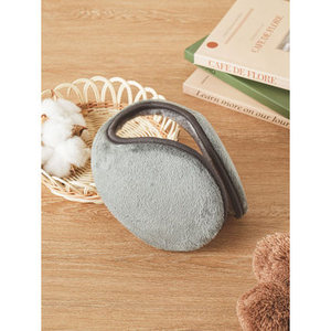 Bouchon d'oreille gris de couleur unie Silicone de sécurité et matériau PU Réduction du bruit Caractéristique de protection auditive - Product Image 1