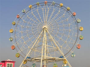 Manèges d'attraction foraine de haute qualité en provenance de Chine Fabricant <span class=keywords><strong>Cabine</strong></span> 30 mètres Grande roue à vendre - Product Image 4