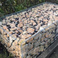 Panier Gabion Empilable en Treillis Soudé, Cage à Pierres, Panneau Galvanisé à Trous Carrés, Mur de Soutènement de Jardin à Niveaux, Bordure Décorative