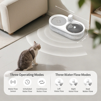 LeLo Pets 4L Großer Haustier-Wasserspender Katzen-Trinkbrunnen Haustier-Wasserbrunnen für Katzen mit Intelligenter Steuerung