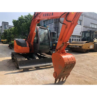 Excavadora Mini Hitachi Zx75 de Segunda Mano de JAPÓN, 7.5 Toneladas, Excavadora de Orugas Usada Hitachi ZX75US en Oferta