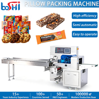 Machine d'emballage de biscuits Chikki à grande vitesse |   Machine d'emballage flow-pack pour barres de cacahuètes, Burfi aux cacahuètes et Mittai Kadalai