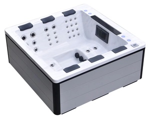 Chinois luxueux <span class=keywords><strong>6</strong></span> <span class=keywords><strong>personnes</strong></span> <span class=keywords><strong>Spa</strong></span> extérieur bain à remous baignoire acrylique 2024 best-seller - Product Image 2