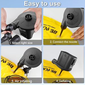 Wholesale Electric Air Pump for Air Mattress/<b>Inflatable</b> Product with 110V~240V EU Plug - Product Image 4