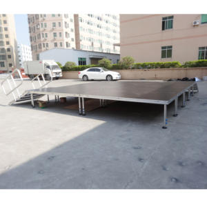 Escenario Móvil de Aluminio Ligero y Portátil para Exteriores, Certificado CE, Construcción de Madera y Aluminio para Eventos y Festivales, Fácil Montaje - Product Image 6