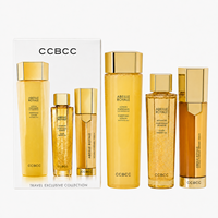 Trio de soins du visage raffermissants à l'extrait d'abeille : Lotion hydratante, Huile nourrissante pour le visage, Sérum réparateur régénérant, Anti-âge, Réduit les ridules