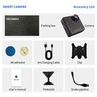 Mini caméra 1080P portable pour la maison, détection humanoïde, protection de sécurité, enregistrement de voyage