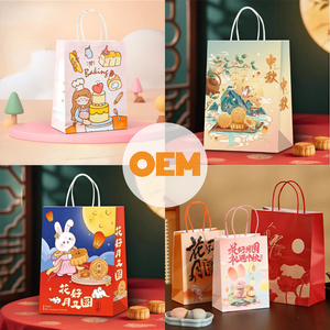 Direct Sales Paper <b>Bags</b> Dress Custom Logo Navy Square <b>Craft</b> Paper <b>Bag</b> Paper <b>Bags</b> For Perfumes - Product Image 2