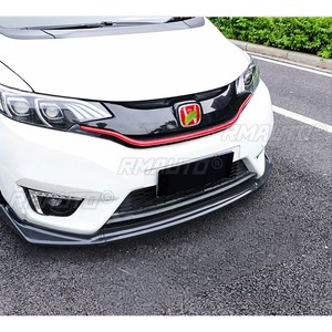 Kit de Carrocería para Honda Fit Jazz 2014-2017, Spoiler Delantero Negro Brillante, Estilo Deportivo, Divisor de Parachoques Delantero, Accesorios para Automóviles - Product Image 2