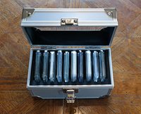 Boîte de rangement de pièces, boîte de rangement en aluminium pour 10 supports universels de billets PCGS / NGC/Premier/petit ours
