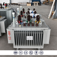Transformateur triphasé immergé dans l'huile, abaisseur de tension, 11kV/0.4kV, 100kVA à 1600kVA, IEC60076 CE