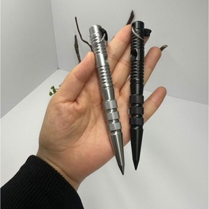 Ztc405 – stylo tactique pour la défense personnelle, noir et gris, multifonctionnel, portable avec sangle unique pour une utilisation en extérieur - Product Image 5