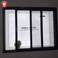 Maßgefertigtes Modernes Design Aluminium-Schiebefenster mit Glas für Haus und Küche Außenbereich Thermisch Getrenntes Horizontales Schiebefenster