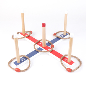 <span class=keywords><strong>Jeu</strong></span> de jardin <span class=keywords><strong>extérieur</strong></span> <span class=keywords><strong>Jeu</strong></span> de lancer <span class=keywords><strong>en</strong></span> <span class=keywords><strong>bois</strong></span> <span class=keywords><strong>Jeu</strong></span> de lancer d'anneau de corde avec 5 cordes pour enfants et adultes - Product Image 6
