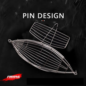 Cage à appâts de nidification en acier inoxydable Piège à <span class=keywords><strong>carpe</strong></span> Articles de pêche Cage à poulet Cage à appâts de lanceur d'olive - Product Image 3