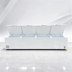 Refrigerador de Supermercado de Cuatro Puertas de 2200L, 220V, Congeladores Profundos, Refrigeradores para Exhibición de Mariscos y Helados con Compresor de Refrigeración - Product Image 5