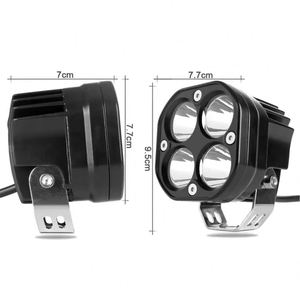 YHMOTO 3" <b>LED</b> Headlamp Scheinwerfer Lighting System DRL Fog <b>Light</b> Spotlight for Universal Off-road Motorcycle Modified <b>Work</b> Lamp - Product Image 6