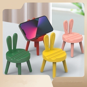 Creativo colorido Simple silla estilo escritorio teléfono móvil soporte de pie soporte de teléfono móvil para iphone <span class=keywords><strong>samsung</strong></span> portátil - Product Image 2