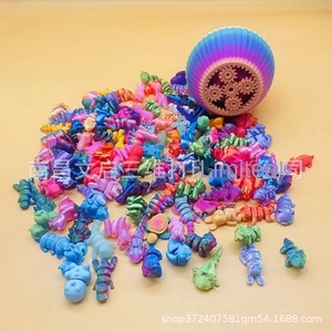 Juego de Huevos de Dragón de Plástico Impresos en 3D, Mini Animales Congelados, Juguete Educativo Creativo y Colorido, Venta al Por Mayor Internacional - Product Image 3