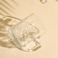 Gobelet en verre transparent de haute qualité avec logo personnalisé pour le café, réutilisable, style américain, pour la maison, les fêtes, les cadeaux
