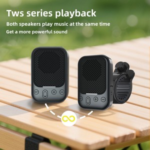 Haut-parleur <span class=keywords><strong>Bluetooth</strong></span> 5.3 étanche IPX7 pour vélo, <span class=keywords><strong>radio</strong></span> FM, portable, utilisation en extérieur, cyclisme, pelouse, montage sur vélo, haut-parleur sans fil - Product Image 4