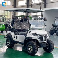 Voiturette de golf et buggy électrique Robetaa 4 places 72V avec batterie au lithium, certification CE, vitesse de 30-50 km/h