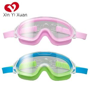 Lunettes de natation unisexes pour enfants, HD anti-buée, grande monture, étanches, en matériau PC, équipement de natation professionnel - Product Image 2