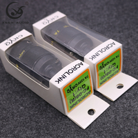 YIVO XSSH Hifi DIY OEM Jack Listrik Cangkang Hitam Tembaga Murni Audio Video IEC 2 Pin Konektor Daya Betina Grosir